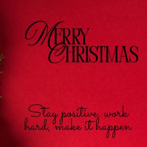 Merry Christmas Inspirational Notebook